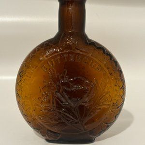 Vintage Clevenger Museum Edition Decanter Brown Buttercup